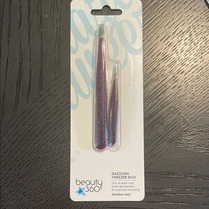 ♥️Purple Metallic Tweezers